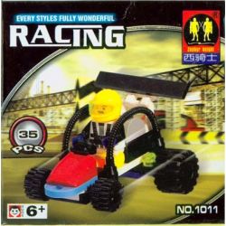 ZEPHYR KNIGHT 1011 non  XE HƠI bộ đồ chơi xếp lắp ráp ghép mô hình Racers RACING Đua Tốc Độ 35 khối