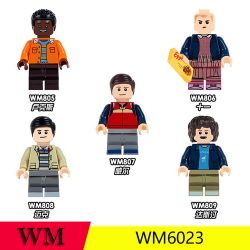 WM 6023 805 806 807 808 809 non  QUÁI VẬT bộ đồ chơi xếp lắp ráp ghép mô hình Collectable Minifigures Búp Bê Sưu Tầm