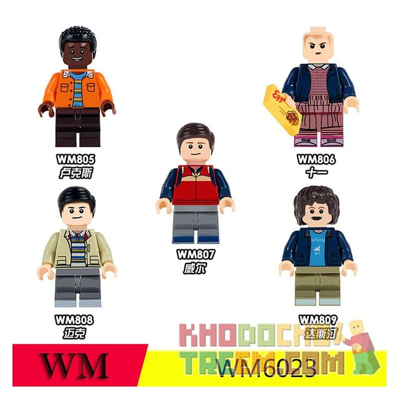 WM 6023 805 806 807 808 809 non  QUÁI VẬT bộ đồ chơi xếp lắp ráp ghép mô hình Collectable Minifigures Búp Bê Sưu Tầm