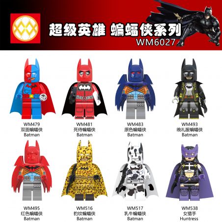WM 6027 479 480 481 482 483 484 485 486 non  HÀNG TRĂM NGƯỜI 8 DÒNG BATMAN bộ đồ chơi xếp lắp ráp ghép mô hình The  Batman Movie Người Dơi Bảo Vệ Gotham