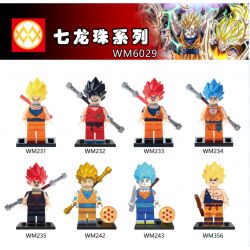 WM 6029 231 232 233 234 235 236 237 238 non  HÀNG TRĂM NGƯỜI 8 DÒNG BÓNG QILONG bộ đồ chơi xếp lắp ráp ghép mô hình Movie & Game Phim Và Trò Chơi