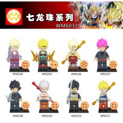 WM 6032 244 245 246 247 248 249 250 251 non  HÀNG TRĂM NGƯỜI 8 DÒNG BÓNG QILONG bộ đồ chơi xếp lắp ráp ghép mô hình Movie & Game Phim Và Trò Chơi