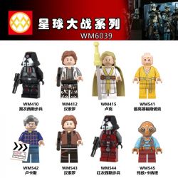 WM 6039 410 411 412 413 414 415 416 417 non  HÀNG TRĂM NGƯỜI 8 SÊ-RI STAR WARS bộ đồ chơi xếp lắp ráp ghép mô hình Chiến Tranh Giữa Các Vì Sao
