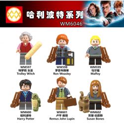WM 6046 597 598 599 600 601 602 non  HARRY POTTER SERIES. bộ đồ chơi xếp lắp ráp ghép mô hình Collectable Minifigures Búp Bê Sưu Tầm