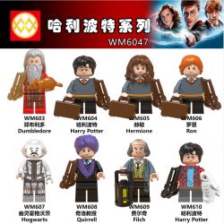WM 6047 603 605 606 607 608 609 610 non  HARMONY 8 LOẠT HARRY POTTER bộ đồ chơi xếp lắp ráp ghép mô hình Movie & Game Phim Và Trò Chơi