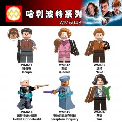 WM 6048 611 612 613 614 615 616 non  HARRY POTTER SERIES. bộ đồ chơi xếp lắp ráp ghép mô hình Collectable Minifigures Búp Bê Sưu Tầm