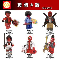 WM 6050 617 618 619 620 621 622 non  DEADPOOL. bộ đồ chơi xếp lắp ráp ghép mô hình Collectable Minifigures Búp Bê Sưu Tầm