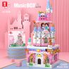 ZHEGAO QL1008 1008 non  CASTLE MUSIC BOX. bộ đồ chơi xếp lắp ráp ghép mô hình Girl Con Gái 715 khối