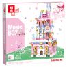 ZHEGAO QL1008 1008 non  CASTLE MUSIC BOX. bộ đồ chơi xếp lắp ráp ghép mô hình Girl Con Gái 715 khối