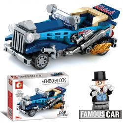 SEMBO 607205A 607205B 607205C 607205D non  SỬA ĐỔI XE BUÝT TRỞ LẠI bộ đồ chơi xếp lắp ráp ghép mô hình Racers Đua Tốc Độ 640 khối