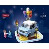 GANGJIANG 6001 LELE BROTHER 6001-2 YICHAO 1220-1 1220-2 non  WULING HONGGUANG MINI EV bộ đồ chơi xếp lắp ráp ghép mô hình City MINI CITY LIGHTS Thành Phố 313 khối
