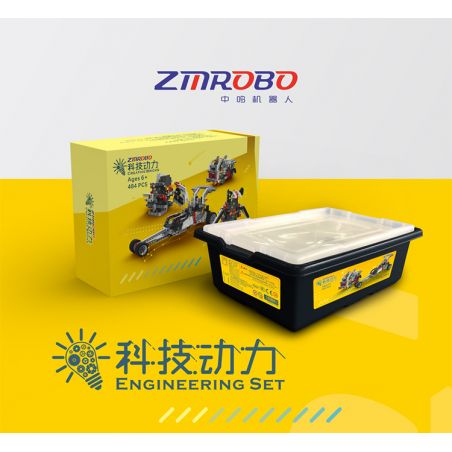 ZMROBO JMC-NY-2107 NY-2107 -2107 JMCNY-2107 non  ĐỘNG LỰC CÔNG NGHỆ bộ đồ chơi xếp lắp ráp ghép mô hình  ENGINEERING SET Kỹ Thuật Công Nghệ Cao Mô Hình Phương Tiện 550 khối