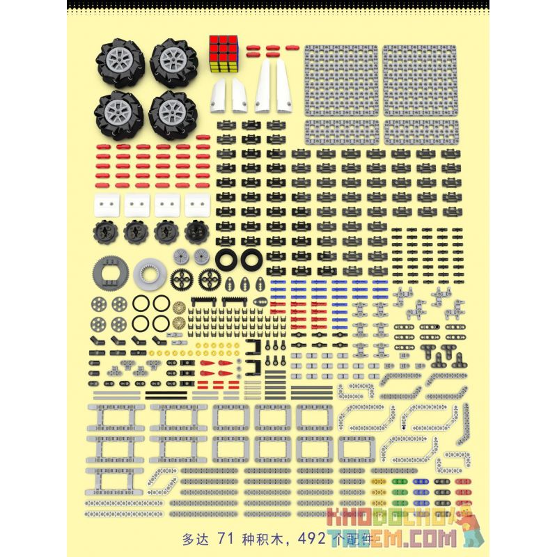 ZMROBO JMC-NY-2104 NY-2104 -2104 JMCNY-2104 non  BỘ MỞ RỘNG SÁNG TẠO bộ đồ chơi xếp lắp ráp ghép mô hình  CREATIVE EXPANSION Kỹ Thuật Công Nghệ Cao Mô Hình Phương Tiện 492 khối