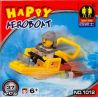 ZEPHYR KNIGHT 1012 non  TÀU BAY VUI VẺ bộ đồ chơi xếp lắp ráp ghép mô hình City HAPPY AEROBOAT Thành Phố 37 khối