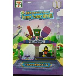 7-ELEVEN BG0LY001 0LY001 non  CÔNG VIÊN GIẢI TRÍ 7-ELEVEN YUMMY bộ đồ chơi xếp lắp ráp ghép mô hình