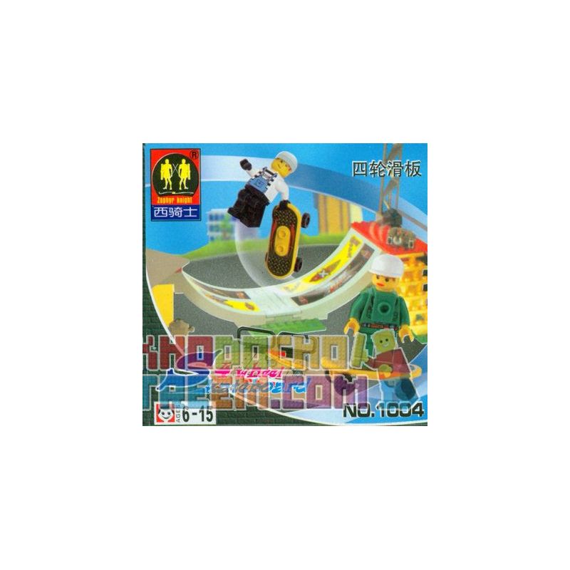 NOT  SKATEBOARD CHALLENGE 6738 XQL 103 ZEPHYR KNIGHT 1004 xếp lắp ráp ghép mô hình THỬ THÁCH TRƯỢT VÁN Island Xtreme Stunts Đua Siêu Tốc 108 khối