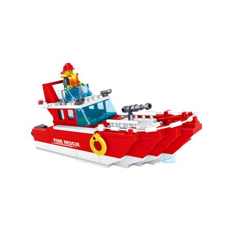 Kazi KY98204 98204 non  TÀU CHỮA CHÁY bộ đồ chơi xếp lắp ráp ghép mô hình Fire Rescure FIRE ENGINE Cứu Hỏa 220 khối