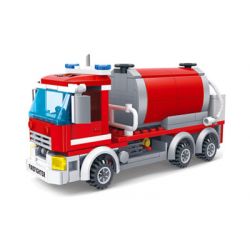 Kazi KY98206 98206 non  TÀU CHỞ DẦU bộ đồ chơi xếp lắp ráp ghép mô hình Fire Rescure FIRE ENGINE Cứu Hỏa 273 khối