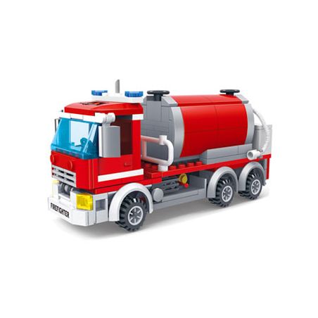 Kazi KY98206 98206 non  TÀU CHỞ DẦU bộ đồ chơi xếp lắp ráp ghép mô hình Fire Rescure FIRE ENGINE Cứu Hỏa 273 khối