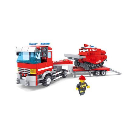 Kazi KY98212 98212 non  GIỚI THIỆU TÓM TẮT bộ đồ chơi xếp lắp ráp ghép mô hình Fire Rescure FIRE ENGINE Cứu Hỏa 398 khối