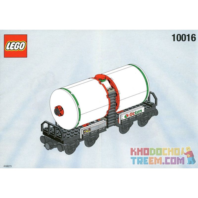NOT  TANKER 10016 Enlighten 634 Qman 634 xếp lắp ráp ghép mô hình TÀU CHỞ DẦU Trains Tàu Hỏa 128 khối