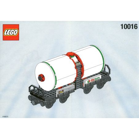 NOT  TANKER 10016 Enlighten 634 Qman 634 xếp lắp ráp ghép mô hình TÀU CHỞ DẦU Trains Tàu Hỏa 128 khối