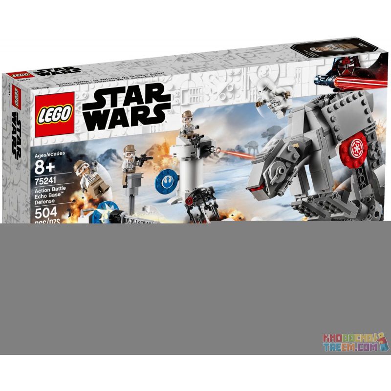 NOT  ACTION BATTLE ECHO BASE DEFENCE 75241 LARI 11423 xếp lắp ráp ghép mô hình HÀNH ĐỘNG TRẬN CHIẾN ECHO CĂN CỨ PHÒNG THỦ Star Wars Chiến Tranh Giữa Các Vì Sao 504 khối