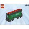 NOT  PASSENGER WAGON 4186876 Enlighten 632 Qman 632 xếp lắp ráp ghép mô hình TOA XE HÀNH KHÁCH MÀU XANH LÁ CÂY TÀU CHỞ Trains Tàu Hỏa 194 khối