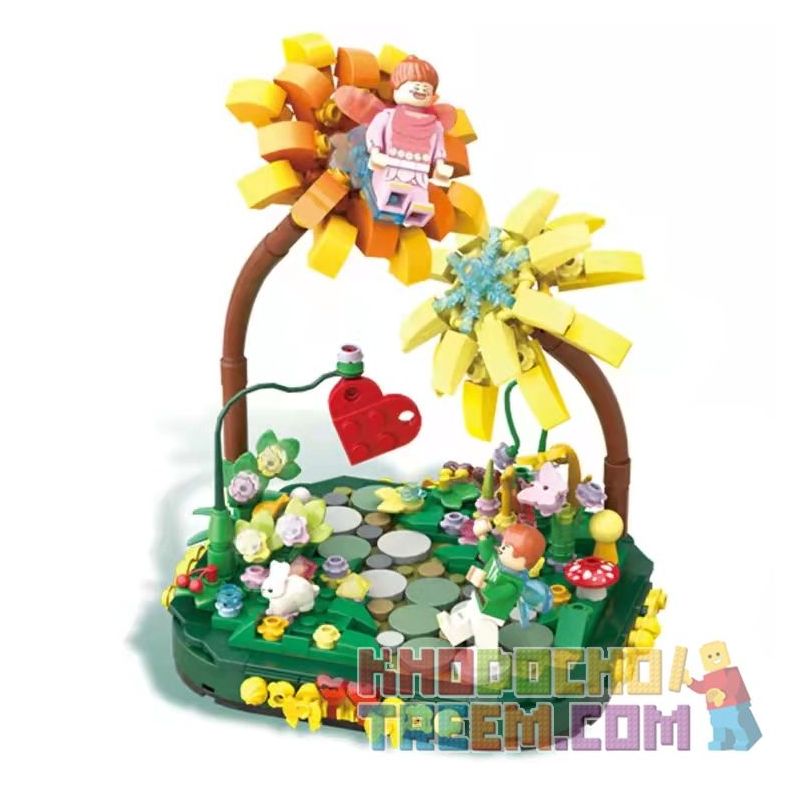 PANTASY 15001 non  NHẬT KÝ SENAI - HOA TỰ HỎI bộ đồ chơi xếp lắp ráp ghép mô hình