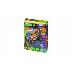 MEGA BLOKS DMX38 non  MIQI PIZZA. bộ đồ chơi xếp lắp ráp ghép mô hình Teenage Mutant Ninja Turtles MIKEY™ PIZZA RACER Ninja Rùa 59 khối