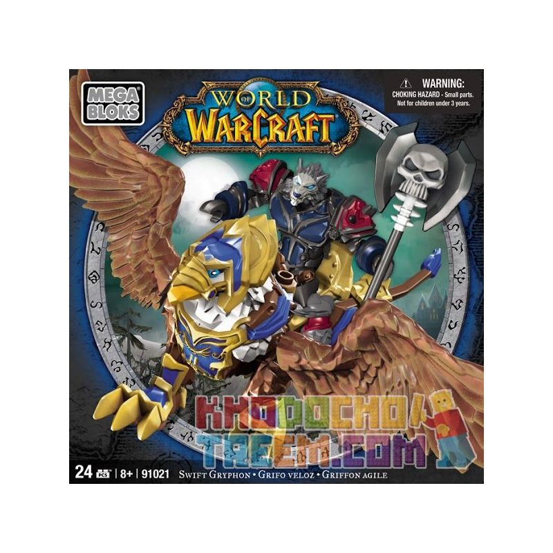MEGA BLOKS 91021 non  NHANH bộ đồ chơi xếp lắp ráp ghép mô hình Computer Games SWIFT GRYPHON Trò Chơi 24 khối