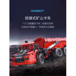 XIAOMI MITU MI ONEBOT OBLKSC59AIQI 59AIQI non  LOẠI BỎ THẺ MỎ NẶNG ĐƯỢC KHỚP NỐI 1:12 tỷ lệ 1:12 bộ đồ chơi xếp lắp ráp ghép mô hình  Kỹ Thuật Công Nghệ Cao Mô Hình Phương Tiện 1100 khối