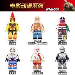 WM 6001 300 301 303 304 305 302 non  PHIM ANIME PHIM bộ đồ chơi xếp lắp ráp ghép mô hình Collectable Minifigures Búp Bê Sưu Tầm