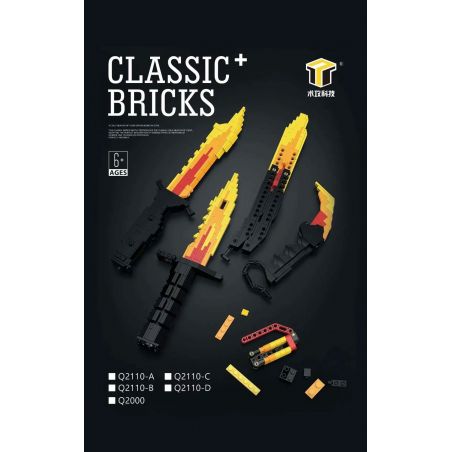 TECHNOLOGY ATTACK Q2000 2000 Q2110A 2110A Q2110B 2110B Q2110C 2110C Q2110D 2110D non  DAGGER 4 MÔ HÌNH bộ đồ chơi xếp lắp ráp ghép mô hình Military Army Quân Sự Bộ Đội