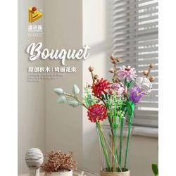 PanlosBrick 655002 Panlos Brick 655002 non  HOA ĐÀO NÚI TIM LIỄU BIỂN ZIXIA HỒNG LOA KÈN CÂY NHỎ MÀU TRẮNG PINK PLANSATT CLOVE ZIKI ĐỎ JI'AN bộ đồ chơi xếp lắp ráp ghép mô hình Creator Expert BOUQUET Chuyên Gia Sáng Tạo 1237 khối