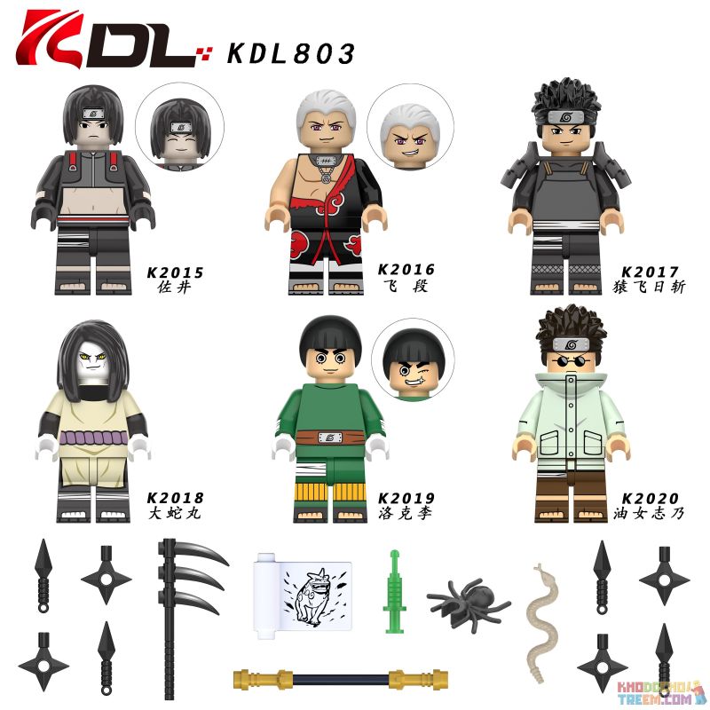 KDL 803 K2015 2015 K2016 2016 K2017 2017 K2018 2018 K2019 2019 K2020 2020 non  NARUTO. bộ đồ chơi xếp lắp ráp ghép mô hình Collectable Minifigures Búp Bê Sưu Tầm