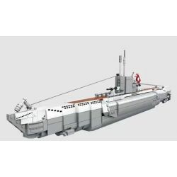PANGU PG-15001 15001 PG15001 non  TÀU NGẦM U48 ĐỨC bộ đồ chơi xếp lắp ráp ghép mô hình Military Army SUBMARINE GERMANY 4B Quân Sự Bộ Đội 1035 khối