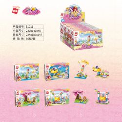 Enlighten 31011 Qman 31011 non  4 MÔ HÌNH bộ đồ chơi xếp lắp ráp ghép mô hình  Các Bạn Gái
