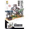 PanlosBrick 611003 Panlos Brick 611003 non  RAPTOR. bộ đồ chơi xếp lắp ráp ghép mô hình Creator DINOSAUR VELOCIRAPTOR Sáng Tạo 1780 khối