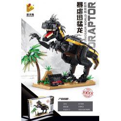 FAIR 8047 PanlosBrick 611004 Panlos Brick 611004 non  RỒNG BẠO LỰC bộ đồ chơi xếp lắp ráp ghép mô hình Creator DINOSAUR INDORAPTOR Sáng Tạo 779 khối