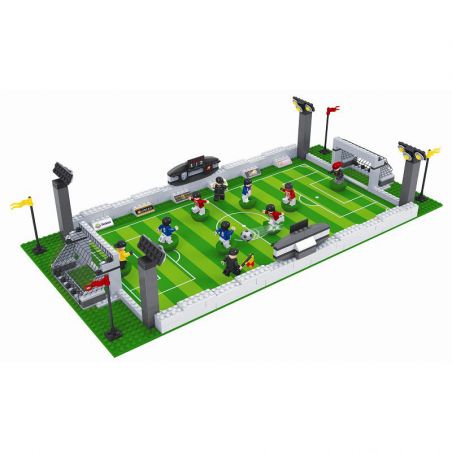 AUSINI 25690 non  SÂN BÓNG ĐÁ bộ đồ chơi xếp lắp ráp ghép mô hình Sports SOCCER SPORT Thể Thao 381 khối