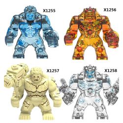 XINH 1256 1257 1258 1255 non  NƯỚC LỬA BỐN YẾU TỐ bộ đồ chơi xếp lắp ráp ghép mô hình Spider-Man Người Nhện