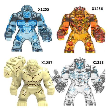 XINH 1256 1257 1258 1255 non  NƯỚC LỬA BỐN YẾU TỐ bộ đồ chơi xếp lắp ráp ghép mô hình Spider-Man Người Nhện