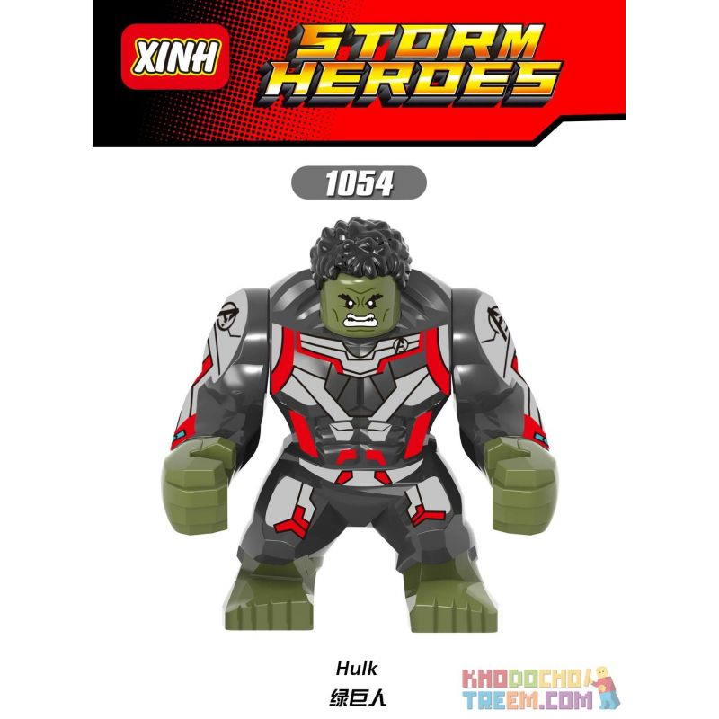XINH 1054 non  HULK. bộ đồ chơi xếp lắp ráp ghép mô hình Marvel Super Heroes Siêu Anh Hùng Marvel
