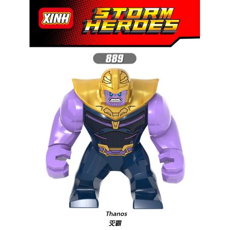 XINH 889 non  KHÔNG HOÀN HẢO bộ đồ chơi xếp lắp ráp ghép mô hình Marvel Super Heroes THANOS Siêu Anh Hùng Marvel