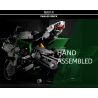 PanlosBrick 672003 Panlos Brick 672003 non  NINJA KAWASAKI. bộ đồ chơi xếp lắp ráp ghép mô hình CHIC-BLOCK MOTORBIKE 865 khối