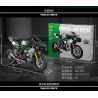 PanlosBrick 672003 Panlos Brick 672003 non  NINJA KAWASAKI. bộ đồ chơi xếp lắp ráp ghép mô hình CHIC-BLOCK MOTORBIKE 865 khối