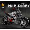 PanlosBrick 672002 Panlos Brick 672002 non  DUKADI DAWU. bộ đồ chơi xếp lắp ráp ghép mô hình CHIC-BLOCK MOTORBIKE 827 khối