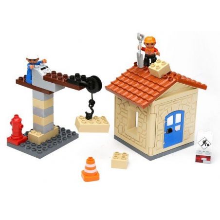 HYSTOYS HONGYUANSHENG AOLEDUOTOYS HG-1333 1333 HG1333 Xếp hình kiểu    My First Construction Site Công Trường Xây Dựng Nhỏ 36 khối