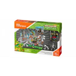 MEGA BLOKS DXF18 non  GÓI CHIẾN ĐẤU LEONARDO SAMURAI bộ đồ chơi xếp lắp ráp ghép mô hình Teenage Mutant Ninja Turtles SAMURAI LEONARDO™ BATTLE PACK Ninja Rùa 80 khối